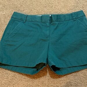 J. Crew Dark Teal Women's Bermudas